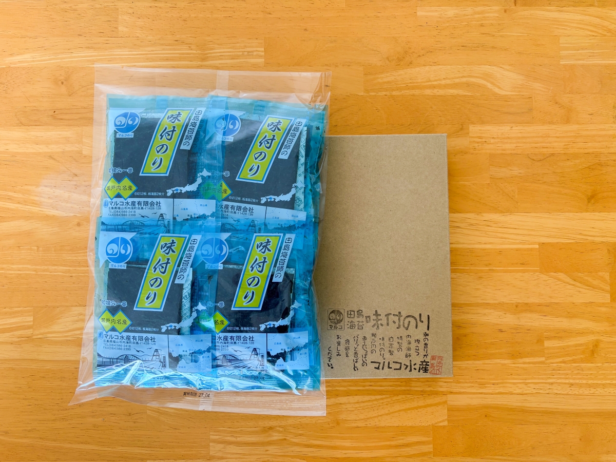 【ネコポスセット】六切味付のり　10袋入り