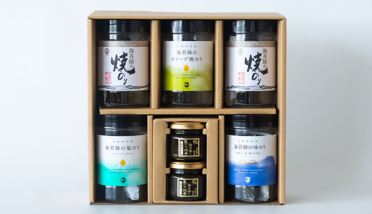 SETOUCHI SEAWEED プレミアム2・塩・オリーブ・味・極2 セット