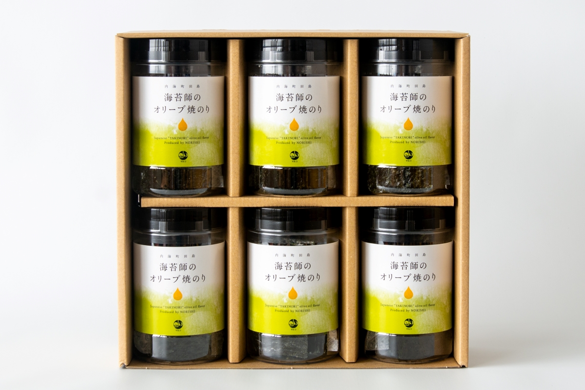 SETOUCHI SEAWEED オリーブ焼のり 6本セット