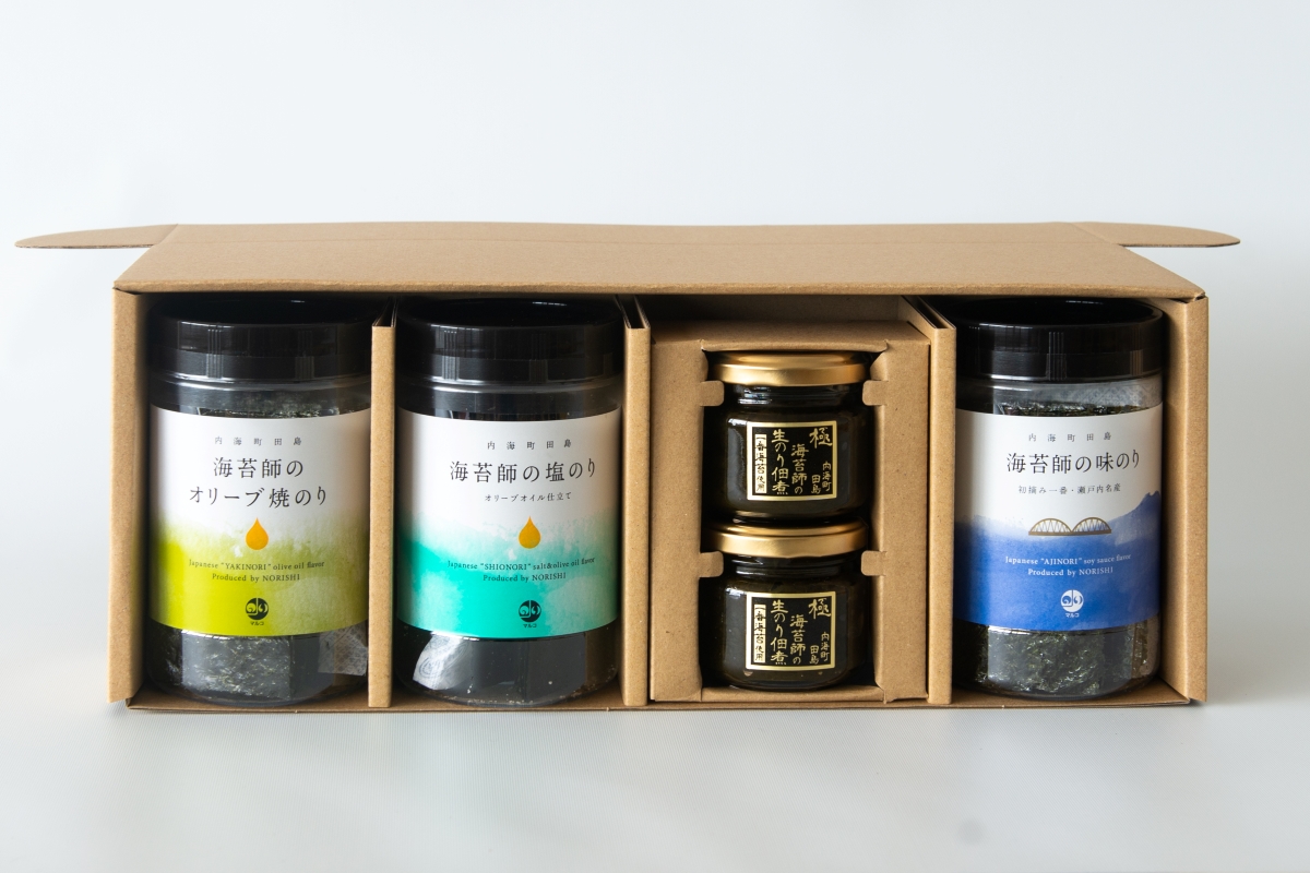 SETOUCHI SEAWEED オリーブ・塩・味・極2 セット