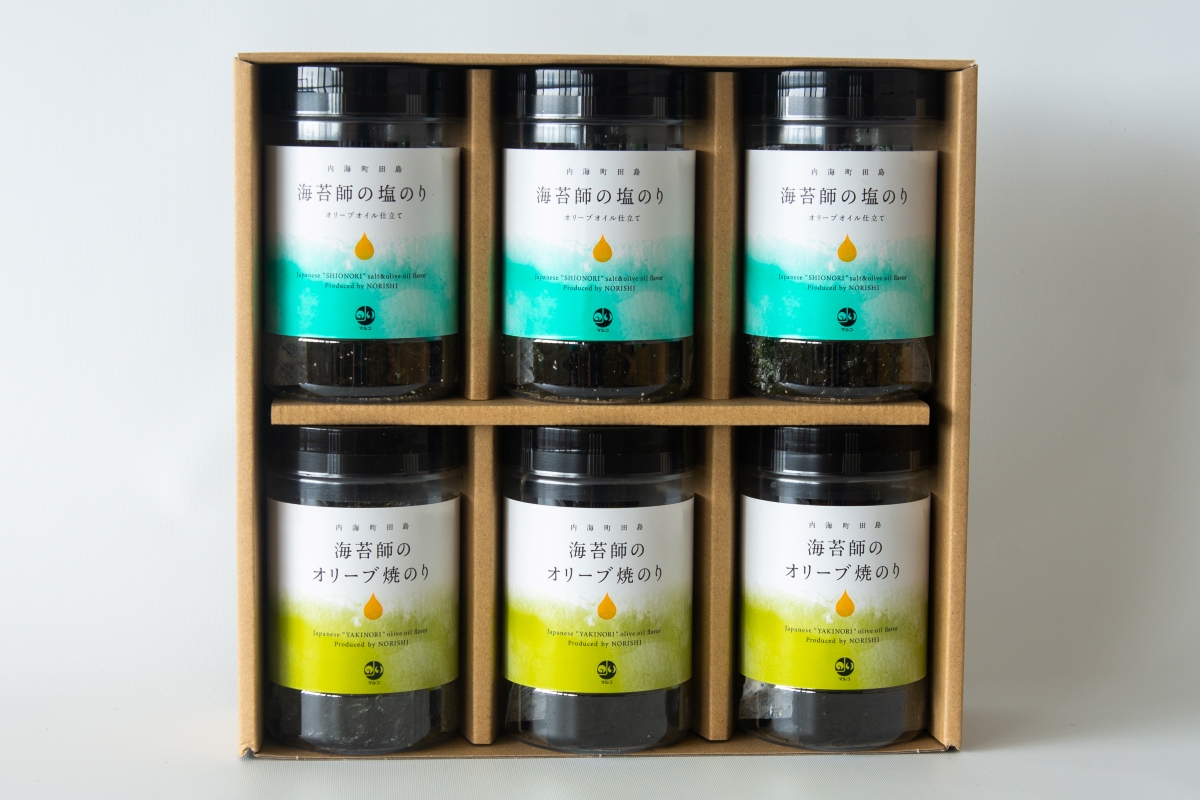 SETOUCHI SEAWEED 塩・オリーブ 6本セット