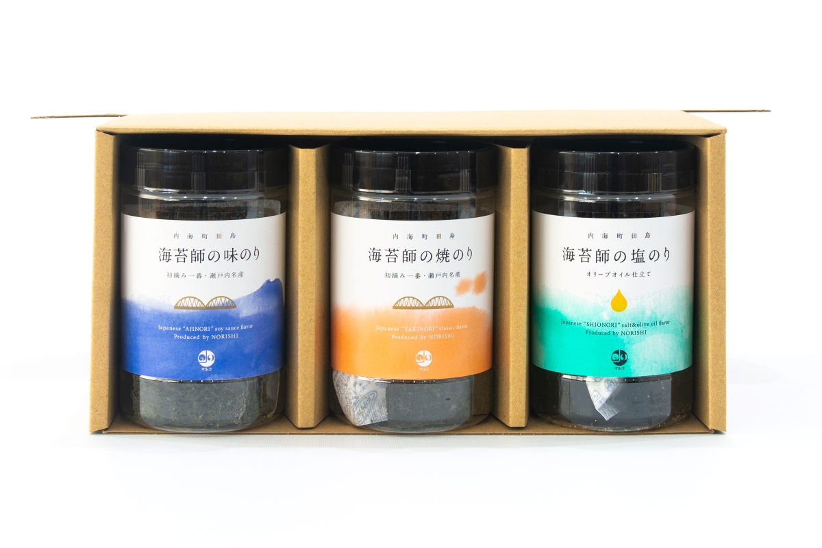 SETOUCHI SEAWEED 味・焼・塩 3本セット
