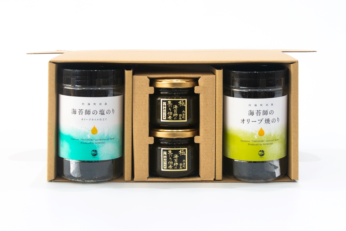 SETOUCHI SEAWEED 塩・オリーブ・極2 セット