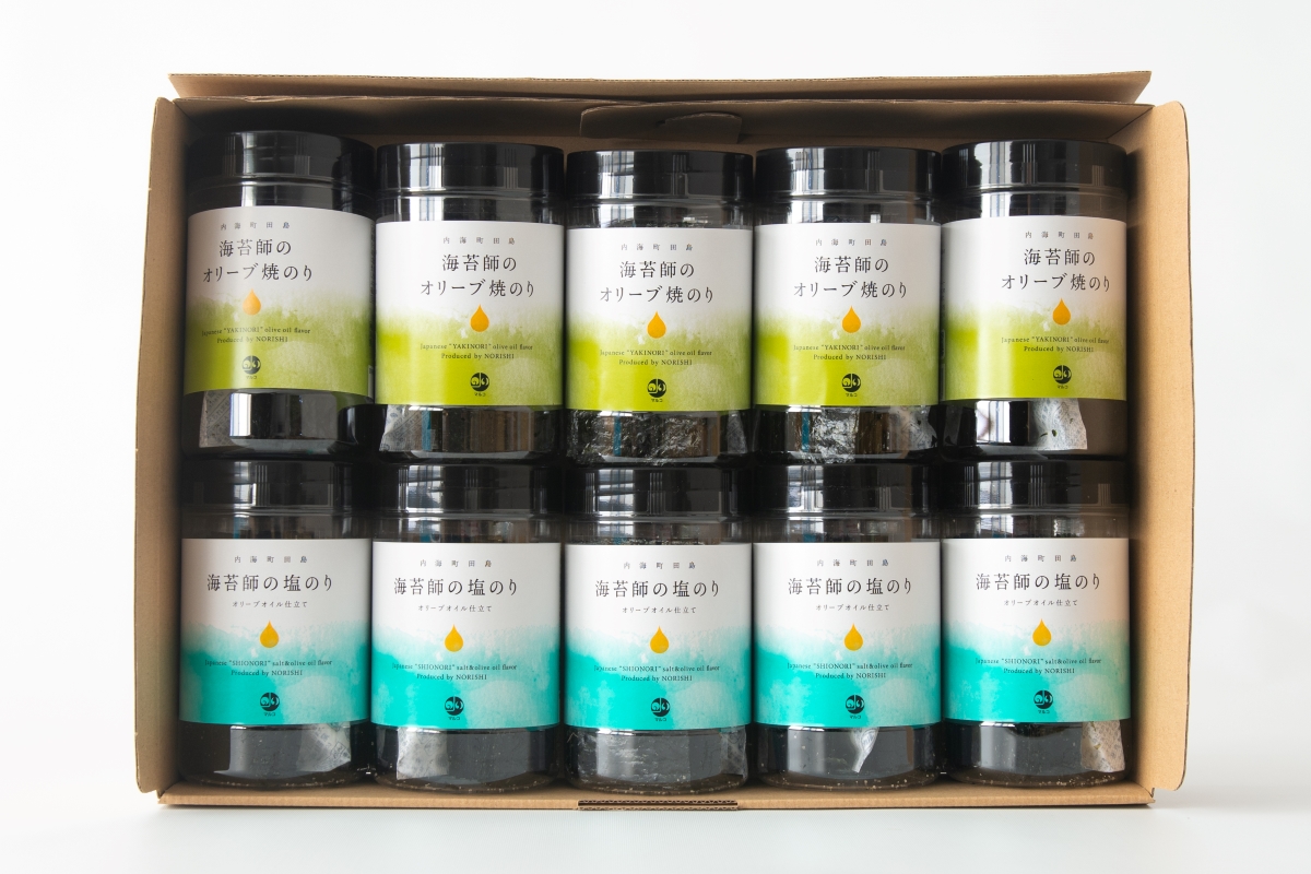 SETOUCHI SEAWEED 塩・オリーブ 10本セット