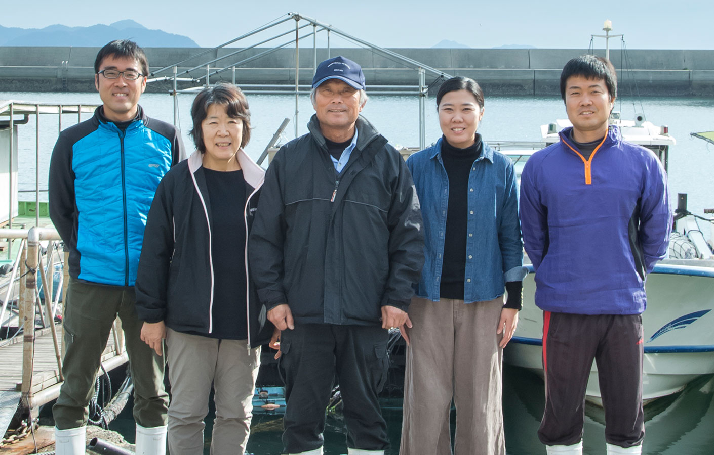 田島の海を知り尽くし、海苔と牡蠣の養殖をするマルコ水産
