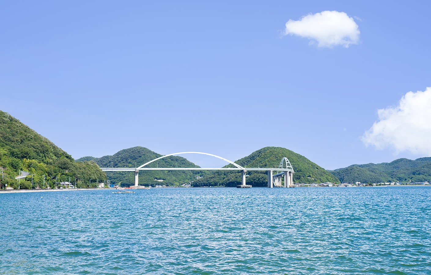 内海町 水質基準を満たし栄養豊富な田島の海