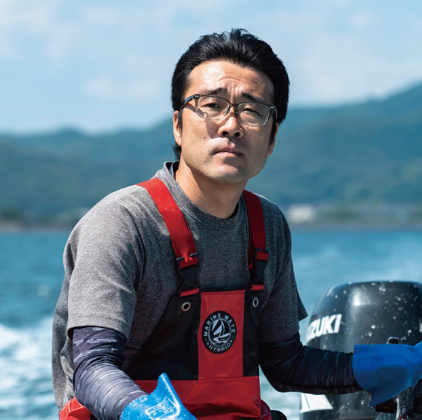兼田寿敏/3代目海苔師(兄) 写真